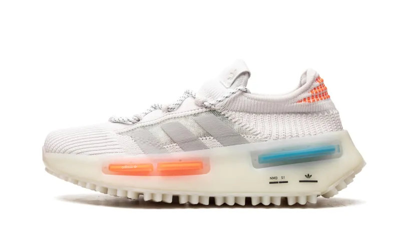 Adidas NMD NMD S1 'Footwear White Blue Orange'